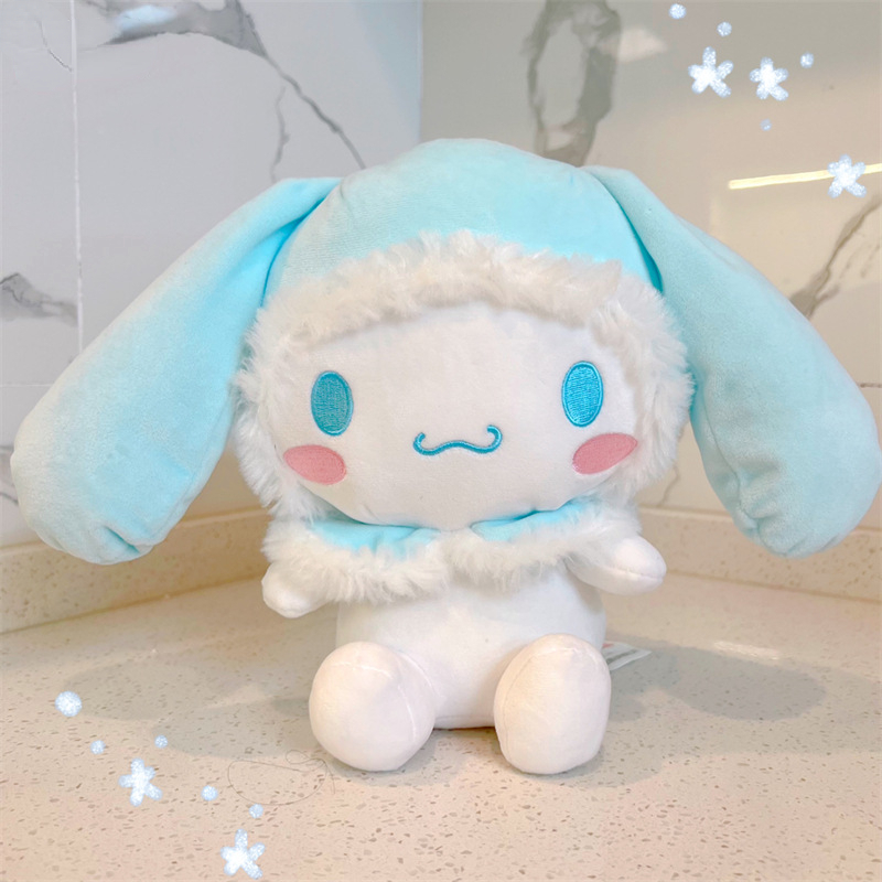25cm Sanrio Cinnamoroll Plush Toys Pillow Cartoon Anime Elf Plush Doll Kawaii Big Ear Dog Stuffed 1 - Cinnamoroll Plush